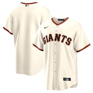 Men’s Nike San Francisco Giants Cream Baseball Jersey SZ M